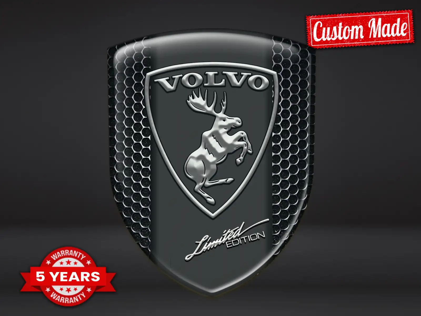 Volvo Emblemas Silicona Auto Duraderos Máximo Estilo Pro